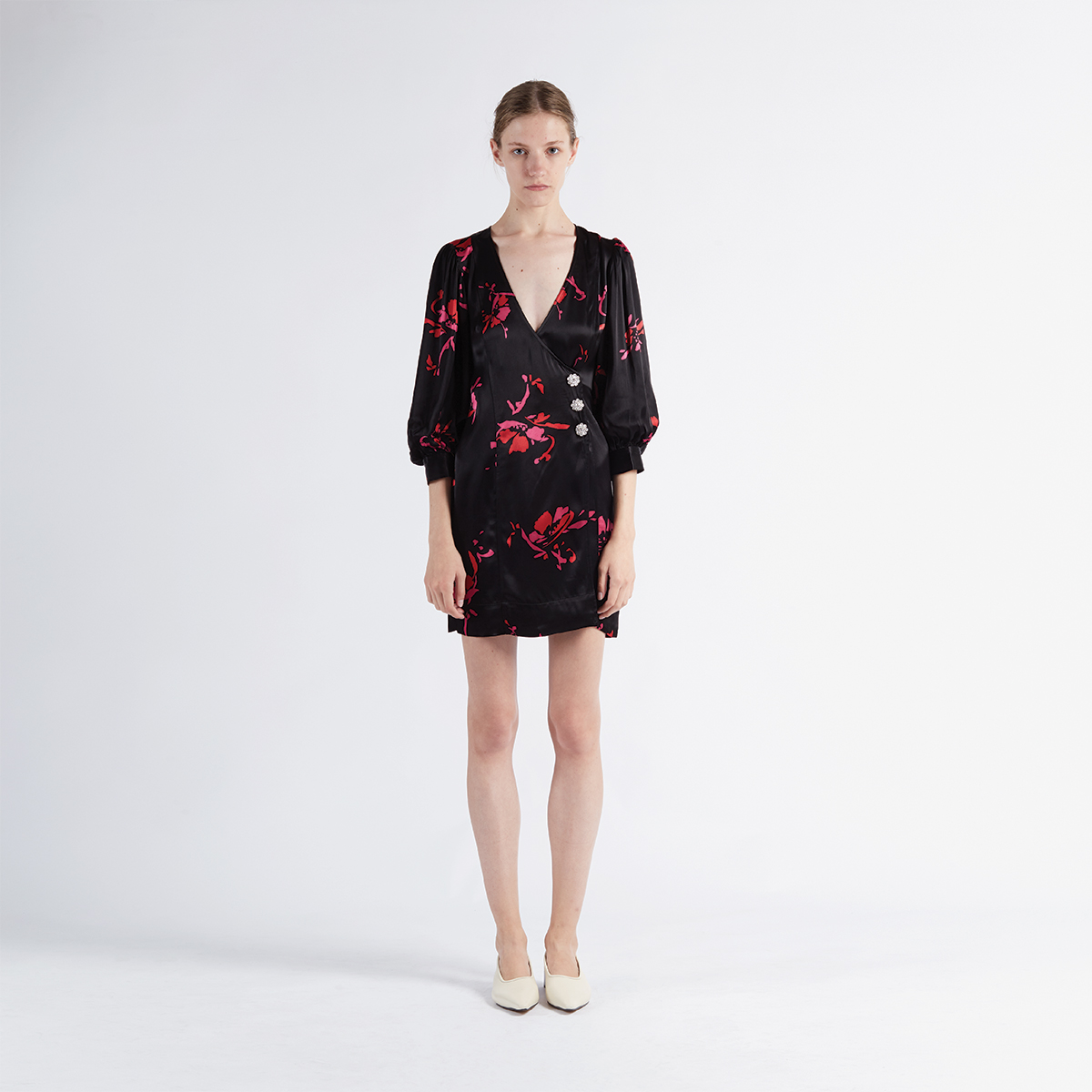 Ganni cactus dress hot sale