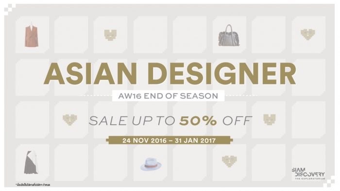 Asian Designer AW16 End of Season Sale up to 50% off
