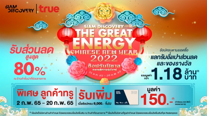 Siam Discovery The Great Energy Chinese New Year 2022