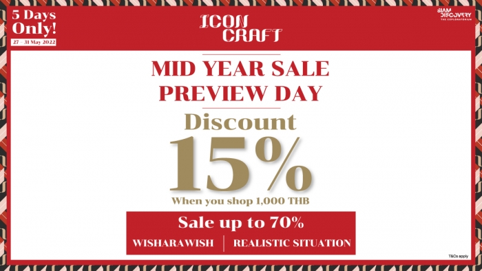ICONCRAFT MID YEAR SALE PREVIEW DAY!