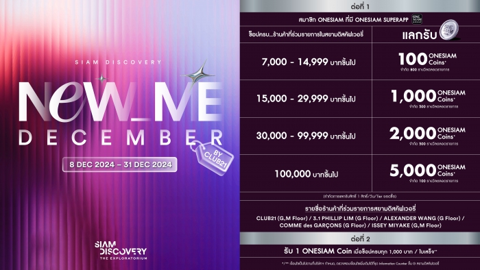 NEW (ME) DECEMBER BY CLUB 21 18-31 DEC 2024