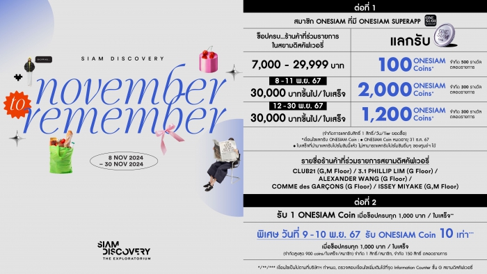 NOVEMBER TO REMEMBER 2024