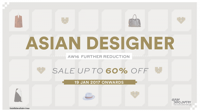 Asian Designer AW16 FURTHUR REDUCTION Sale up to 60% off